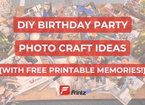 DIY Birthday Party Photo Craft Ideas (with Free Printable Memories!)
